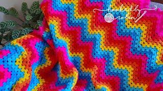 This Granny Ripple Blanket is a MUST make! 