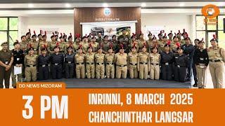 DD News Mizoram Chanchinthar Langsar | 8 March  2025 | 3:00 PM