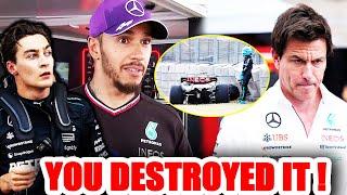 Lewis Hamilton REACTS to Mercedes after Toto Wolff CREATES HUMILIATION DISASTER