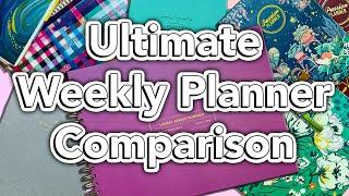 The ULTIMATE Weekly Planner Comparison