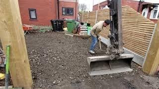 installation of block paving driveway by FCD driveways Manchester