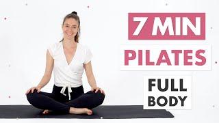 7 MIN Full body Pilates Morning Routine | Short & effective | Music only