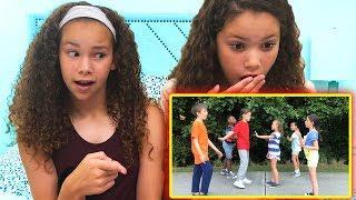 Sierra & Olivia REACT to "Dance Dance Dance Battle" by JoJo Johnson