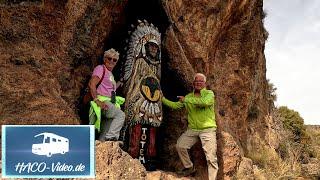 Spain 2025 - Visited Roquetas - hiked to the totem - Rita wins the boules tournament on Mar Azul!