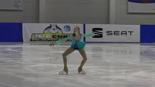 12. Santa Claus Cup 2018: Imola Maria Szakacs (HUN) - FS Advanced Novice Girls Short Program