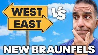 Living In East New Braunfels vs. West New Braunfels