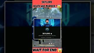 Skylord Death was Murder?ll TechPro Harsh vs Skylord #youtubeshorts #gaming #freefire #viral #shorts