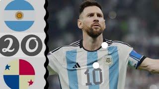 Argentina vs Panama extend highlights 2023