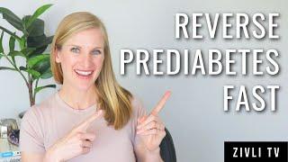 5 Diet Tips to REVERSE PREDIABETES FAST