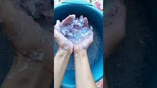 АСМР Размокшие куски мыла. ASMR Soaked bars of soap. #Shorts