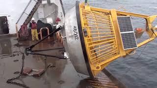 U.S. Coast Guard & NOAA Setup Weather Buoy