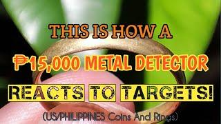 This Is How This Metal Detector Reacts To US And Philippine Coins | Bonus Clips: Rings