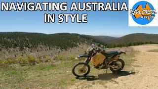 NAVIGATING AUSTRALIA ON A MOTORCYCLE! || ExplorOZ Traveller App