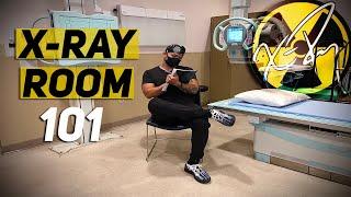 X-RAY ROOM 101 | basics | fundamentals | x-ray tube | wall bucky | table | radiology program