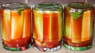 Squash "Bloody Mary"  Harvesting Pickled Squash IrinaCooking