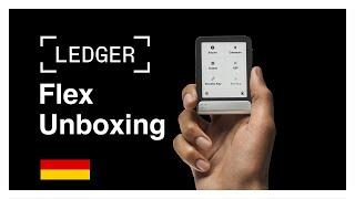 Ledger Flex Unboxing - Deutsch 