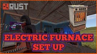 Rust Electric Furnace Set Up Easy And Simple