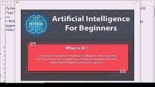 Overview of AI | made using python and pygame | Byte Learning