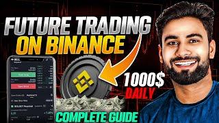 Binance Futures Trading For Beginners 2024  | Binance future trading tutorial | Vishal Techzone