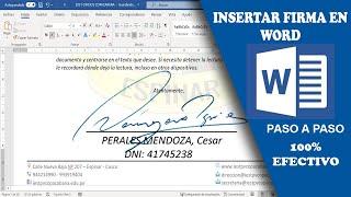 Cómo Insertar una Firma Digital en Word: Guía Rápida para enviar por correo o redes sociales