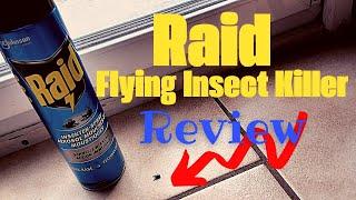 Raid Flying Insect Killer Review + Explanation On How To Use It