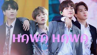 Hawa Hawa | BTS | Taekook X Yoonmin | Hindi song | Like with TJ