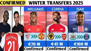 NEW CONFIRMED TRANSFERS & RUMOURS WINTER 2025KOLO MUANI TO ARSENAL,ISAK TO PSG