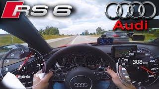 Crazy RS6 Performance on German Autobahn 