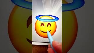 🪠 Smiling Face With Halo Emoji #creative #emoji #procreate