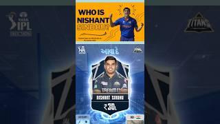 Nishant Sindhu Gujarat Titans ipl 2025#nishantsindhu#ipl2025 #ipl #gujrattitans #shorts#india