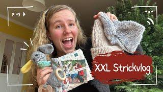 XXL Strickvlog - beende alle meine Weihnachtsprojekte mit mir // Madita Maddi