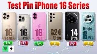 Test pin iPhone 16 series, Galaxy S24 Ultra, Xiaomi 14 Ultra, Honor Magic 6 Pro