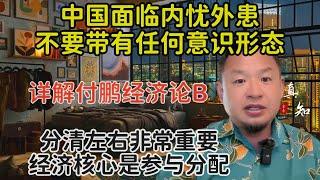 老王来了：中国面临内忧外患不要带有任何意识形态 | 付鹏经济论B | 经济核心是参与分配 | 中国居民只是参与增长 | 中美百姓真实生活对比 | 水草而居 逐利而动 |