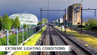 The surreal view of a train driver: Spectacular Views, Hidden Rainbow & Captivating Journey