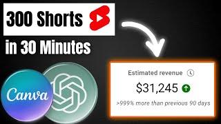 How To Make 300 YouTube Shorts Only Using 2 FREE Tools