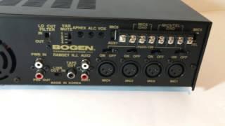 Bogen Gold Series GS-250 250W PA Amplifier New