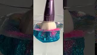 #Shorts Glitter Brush in Water | Say Satisfying 77