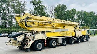 FOR SALE: 2008 Putzmeister 58-5Z concrete pump on a 2008 Mack MRU chassis