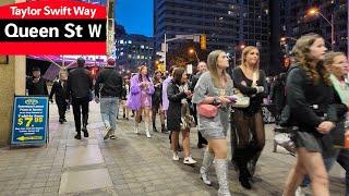 Walking Taylor Swift Way to the Eras Tour Concert at the Skydome