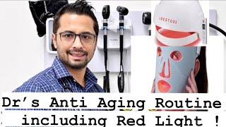 Doctor’s 5 Step Anti Aging Skin Routine incl Red Light Devices !