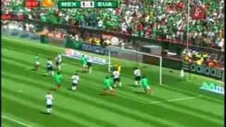 Mexico vs Estados Unidos 2-1 estadio azteca