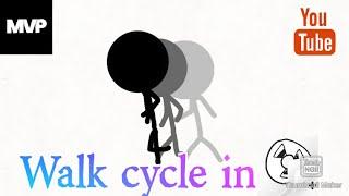 | How to do stickman walk cycle | Flipaclip | MVP Creations |