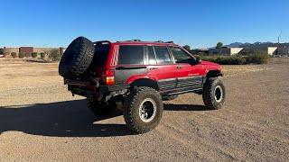 The Jeep zj grand Cherokee is now on 37s  | I am thinking about selling it 