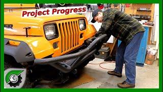 Jeep YJ Front Bumper install