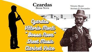 Czardas - Vittorio Monti "Bossa Nova" [SheetMusic] Clarinet Voice