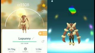 MEGA LOPUNNY EVOLUTION IN POKEMON GO ! TRAINER ARI