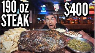 IMPOSSIBLE 15LB TEXAS STEAK CHALLENGE (PRIME RIB) | BIGGEST FOOD CHALLENGE EVER | MAN VS FOOD