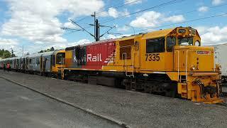 EMD GT22MC locomotive Start Up, New Zealand Railway