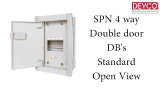 4 way SPN Double Door Distribution Box