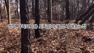 경작,가족묘지용 토지임야입니다/화성시 매송면 매송ic접